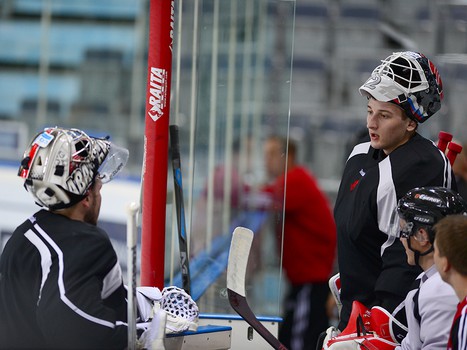 Тренировка "Авангарда" перед стартом домашней серии