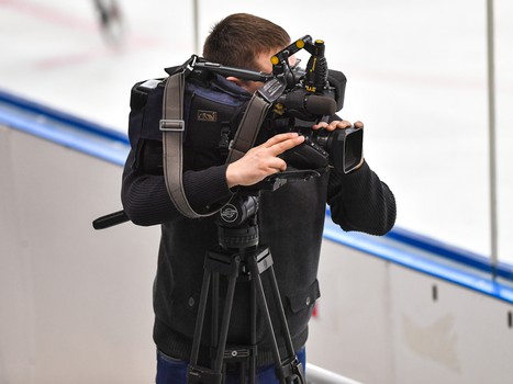 Открытая тренировка "Авангарда" для СМИ перед стартом второго раунда плей-офф