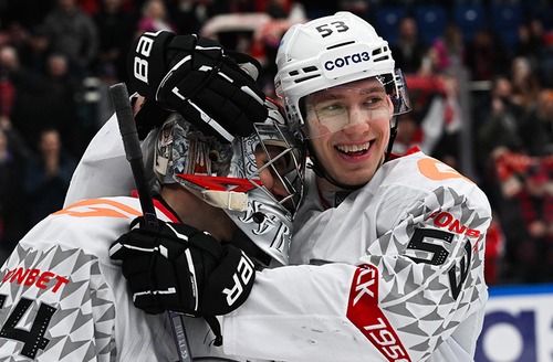 В МОСКВЕ ЗАСУХА | Победная раздевалка «Авангарда» после матча с ЦСКА