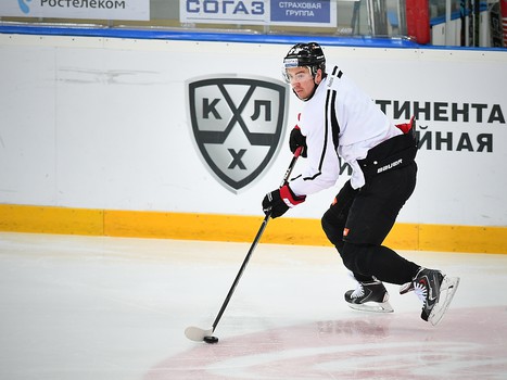 Раскатка "Авангарда" перед матчем с "Амуром"