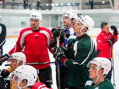 Открытая тренировка "Авангарда" для СМИ