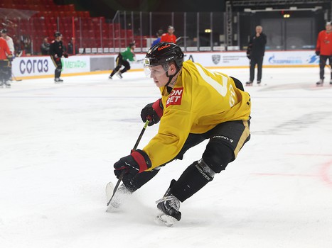 Раскатка «Авангарда» перед матчем с «Витязем»