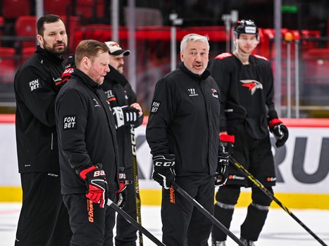 Открытая тренировка «Авангарда» перед вторым раундом плей-офф