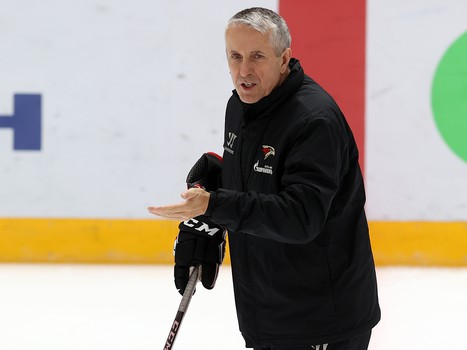 Тренировка «Авангарда» перед матчем с «Салаватом Юлаевым»