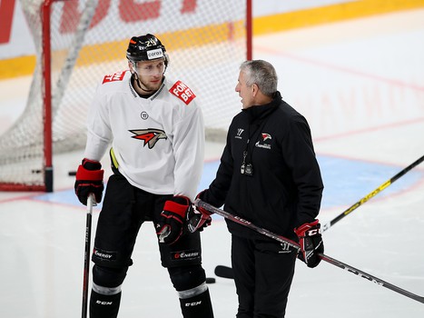 Раскатка «Авангарда» перед матчем с «Амуром»