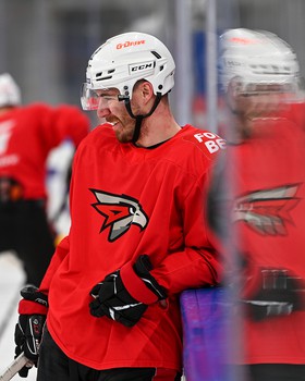 Раскатка «Авангарда» перед третьим матчем серии с «Ладой»