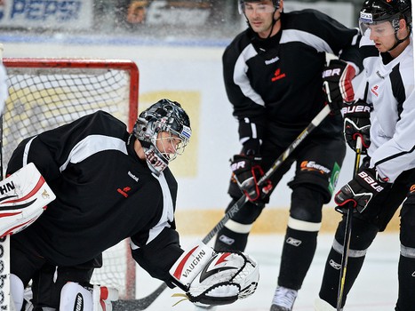 Раскатка "Авангарда" перед матчем со СКА 6 сентября 2013