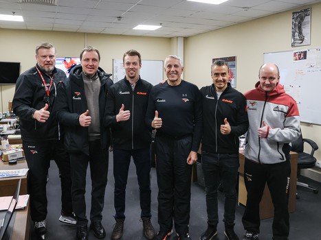 Даниил Квят на тренировке «Авангарда»