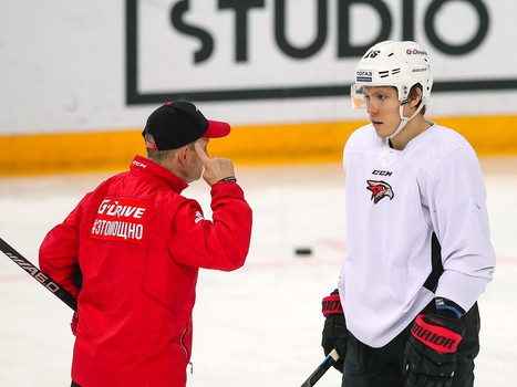 Раскатка «Авангарда» перед четвертым матчем серии с «Ак Барсом»