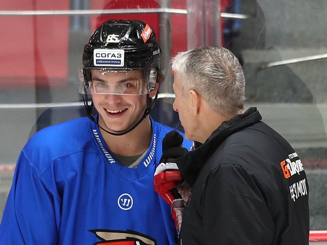 Раскатка «Авангарда» перед матчем с «Ак Барсом»