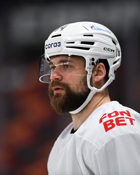 Раскатка «Авангарда» перед матчем в Магнитогорске