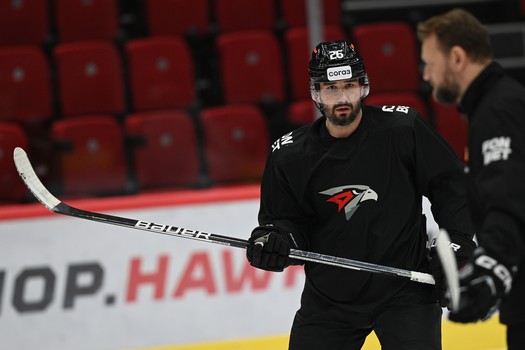 Раскатка «Авангарда» перед матчем с «Локомотивом»