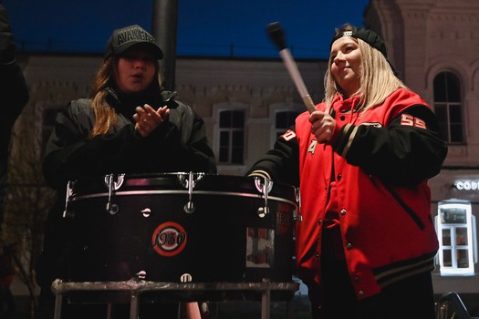 Фан-зона «Авангарда» на Пешеходном Любинском