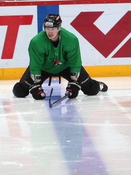 Раскатка «Авангарда» перед матчем с «Автомобилистом»