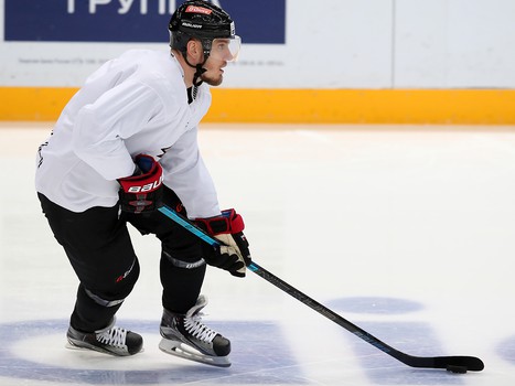 Раскатка «Авангарда» перед матчем с рижским «Динамо»