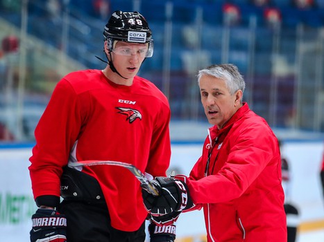 Раскатка «Авангарда» перед матчем с «Магниткой»