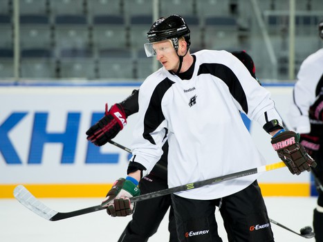 Раскатка "Авангарда" перед матчем с "Ак Барсом"