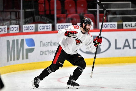 Раскатка «Авангарда» перед матчем с «Нефтехимиком»