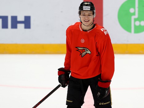 Тренировка «Авангарда» перед матчем с «Салаватом Юлаевым»