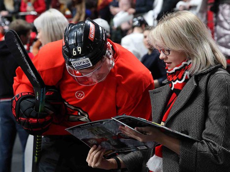 Открытая тренировка «Авангарда» для прессы и болельщиков