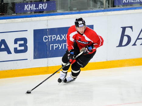 Раскатка "Авангарда" перед домашним матчем с "Сибирью"