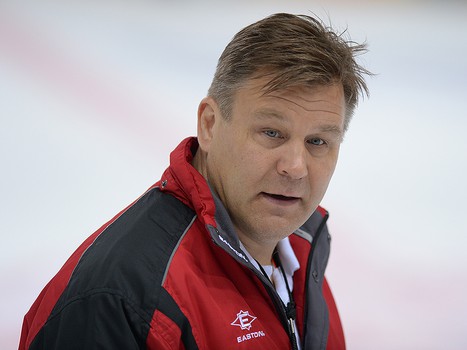 Первая тренировка ХК "Авангард" на льду "Арены Омск" в сезоне 2014/15