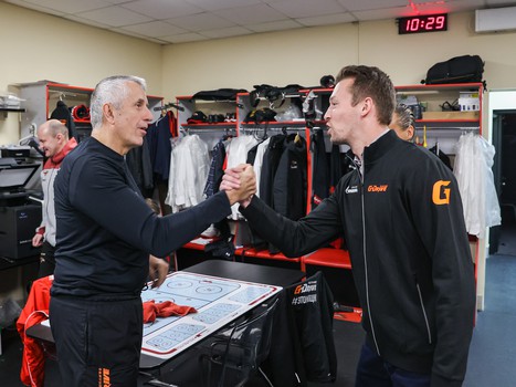 Даниил Квят на тренировке «Авангарда»