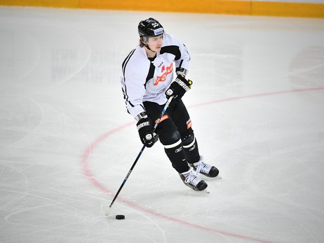 Раскатка "Авангарда" перед матчем с "Витязем"