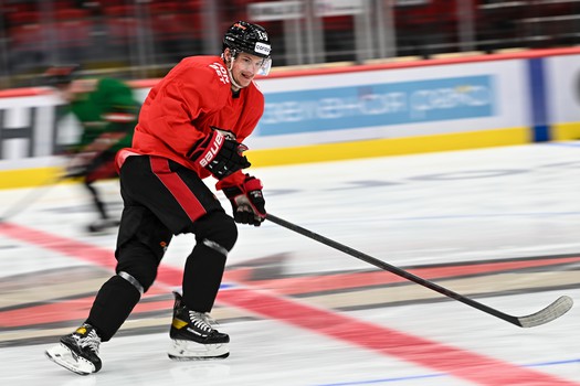 Раскатка «Авангарда» перед третьим матчем финала Востока с «Ак Барсом»