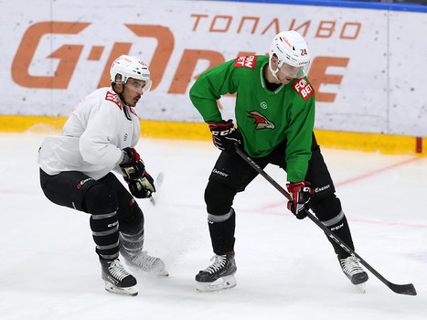 Раскатка «Авангарда» перед выездным матчем против СКА