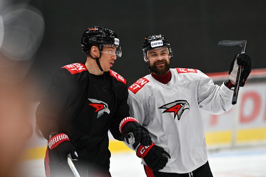 Тренировка «Авангарда» перед матчем с «Адмиралом»