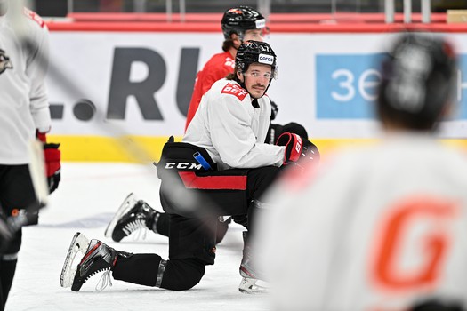 Раскатка «Авангарда» перед первым матчем серии с «Металлургом»