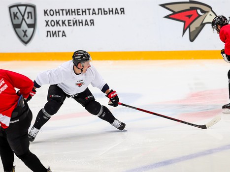 Раскатка «Авангарда» перед матчем с «Куньлунь Ред Стар»