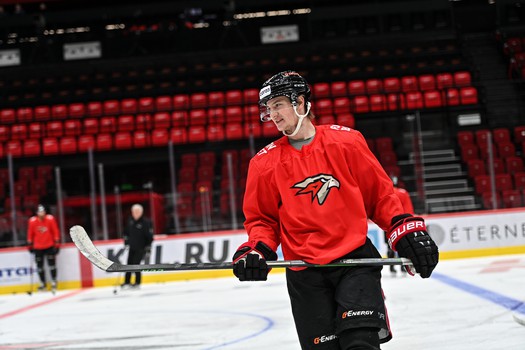 Раскатка «Авангарда» перед матчем с «Автомобилистом»