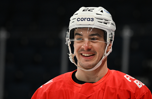 Раскатка «Авангарда» перед выездным матчем с московским «Динамо»