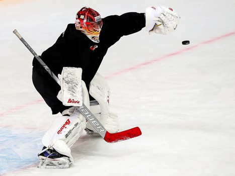 Раскатка «Авангарда» перед матчем с ХК «Сочи»