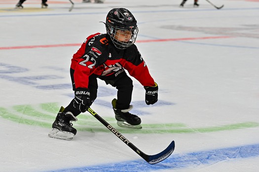 Тренировка воспитанников Хоккейной Академии «Авангард» 2019 года рождения на G-Drive Арене