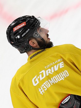 Раскатка «Авангарда» перед матчем с минским «Динамо»