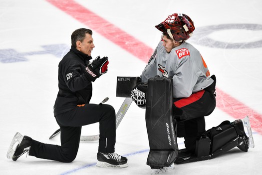 Раскатка «Авангарда» перед матчем с «Ак Барсом»