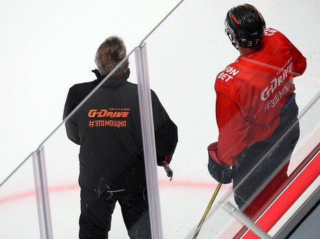 Раскатка «Авангарда» перед матчем с «Магниткой»