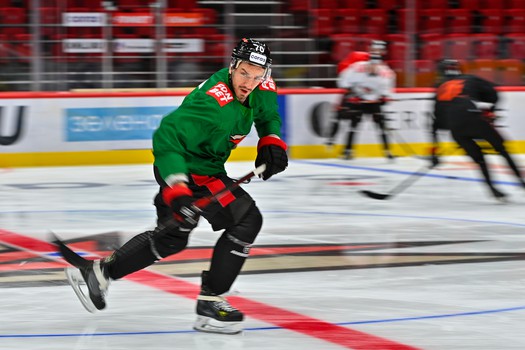 Раскатка «Авангарда» перед матчем с «Металлургом»