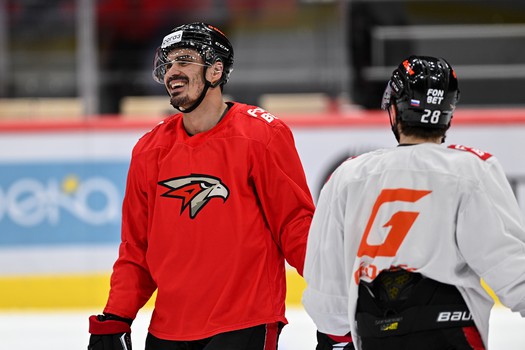 Раскатка «Авангарда» перед пятым матчем серии с «Сибирью»