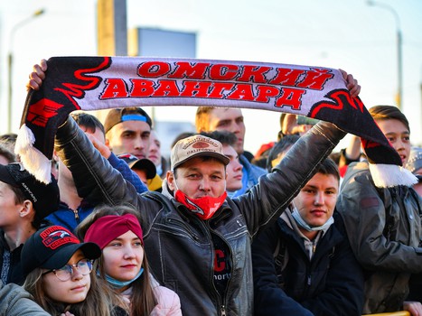 «Авангард» привёз Кубок Гагарина в Омск!
