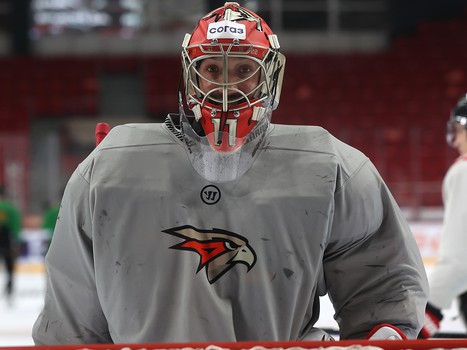 Раскатка «Авангарда» перед матчем с «Локомотивом»