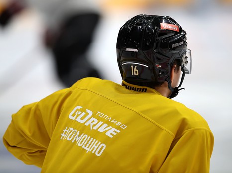 Раскатка «Авангарда» перед матчем с «Витязем»