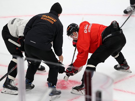 Раскатка «Авангарда» перед матчем с «Сибирью»