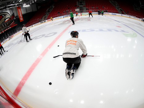 Открытая тренировка «Авангарда» перед стартом второго раунда плей-офф