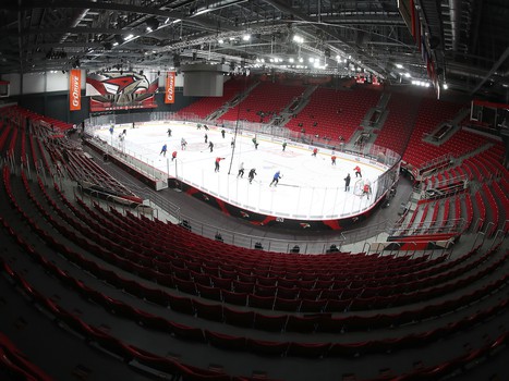 Открытая тренировка «Авангарда» перед стартом финала Востока