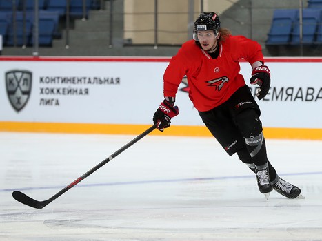 Раскатка «Авангарда» перед матчем со «Спартаком»