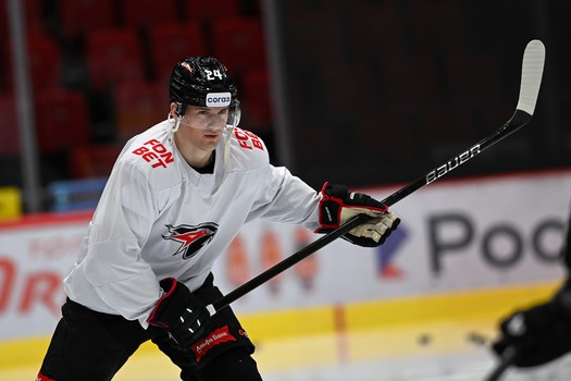 Раскатка «Авангарда» перед матчем с «Металлургом»